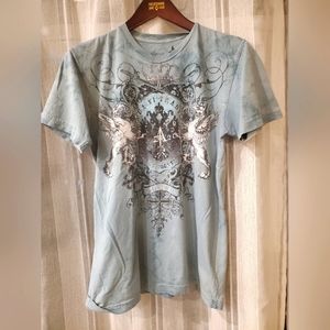 Men's Aqua graphic tee